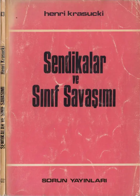 Sendikalar ve Sınıf Savaşımı PDF – Henri Krasucki