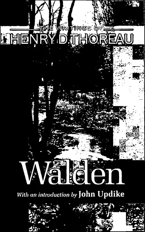 Henry David Thorea Walden Kitap Kapağı