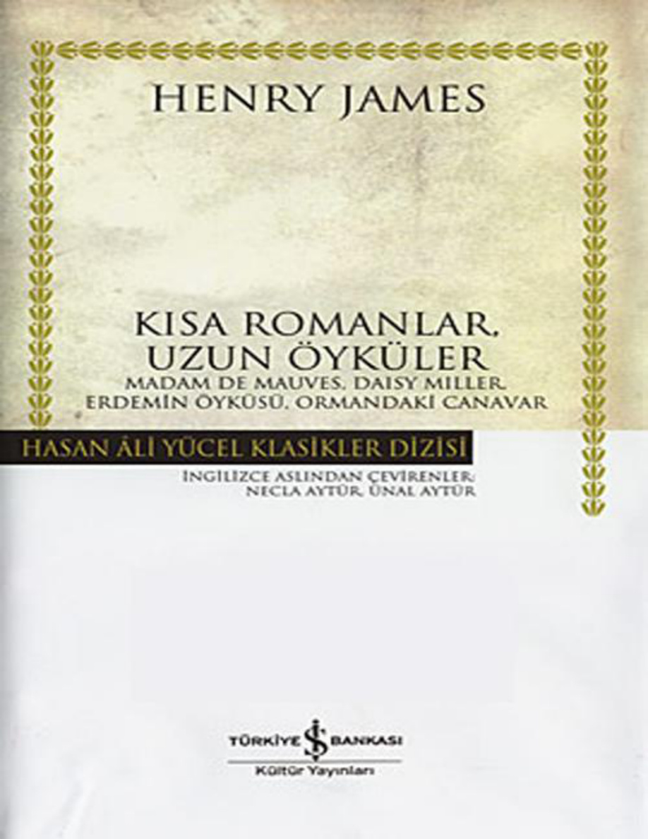 Kısa Romanlar, Uzun Öyküler PDF – Henry James
