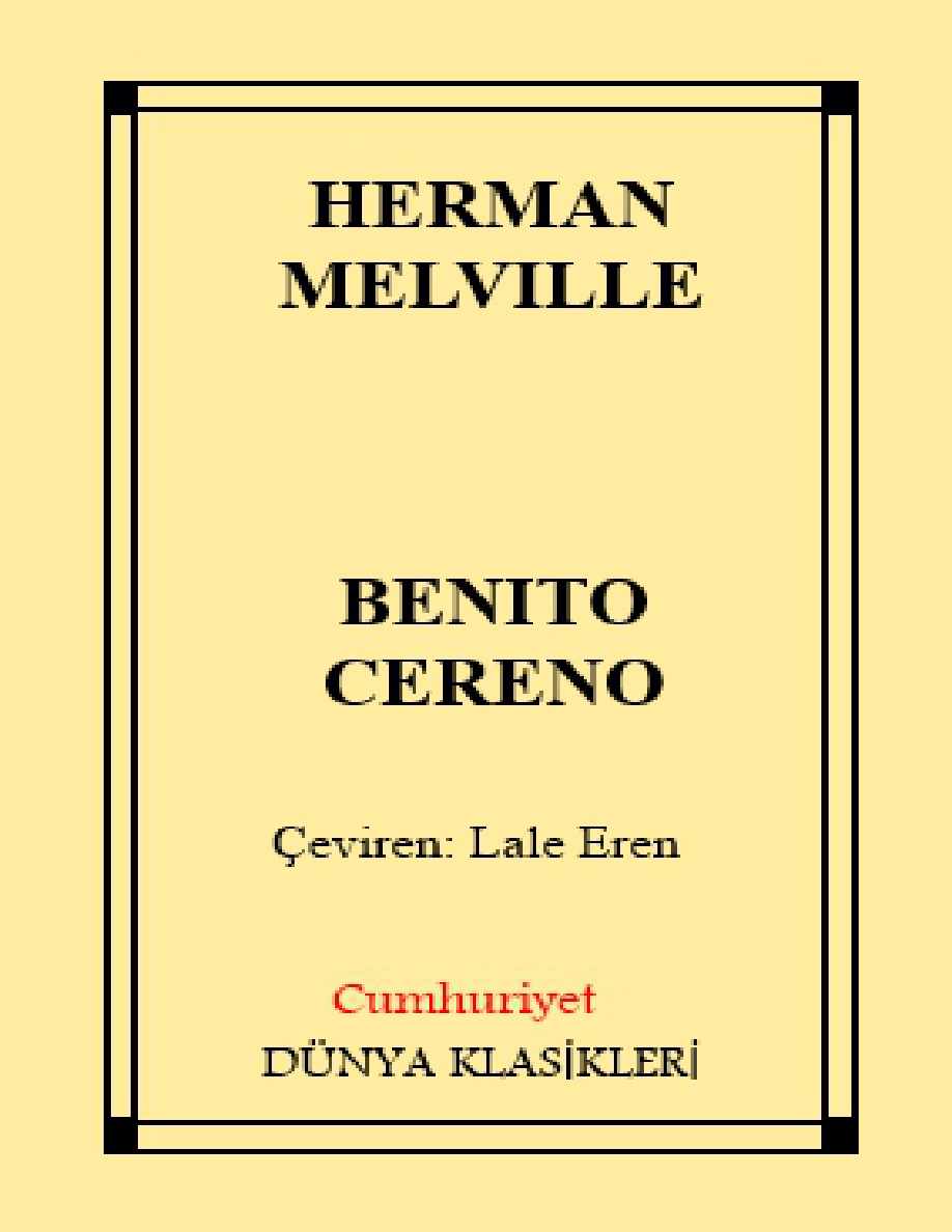 Benito Cereno PDF – Herman Melville