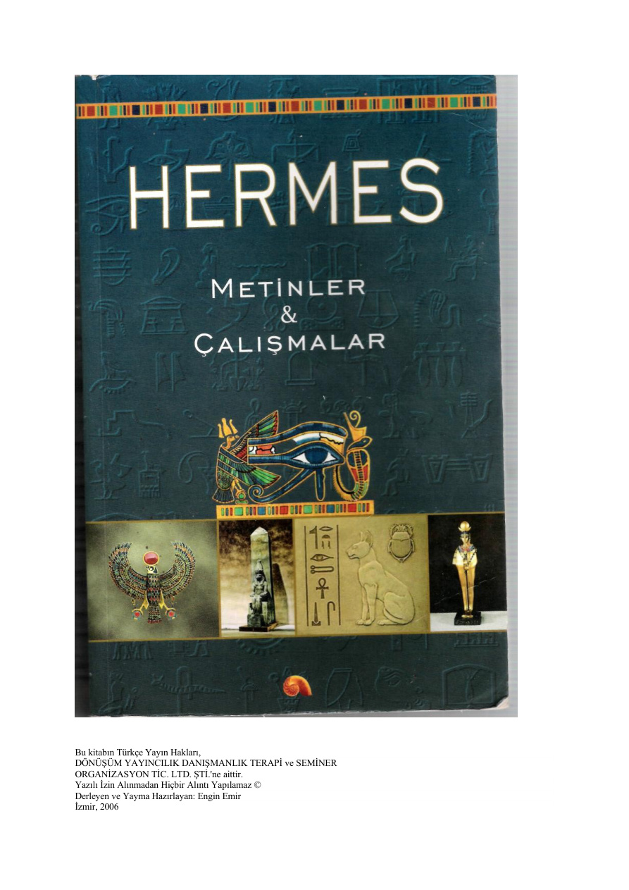 Hermes: Metinler ve Çalışmalar PDF – Kolektif / Ezoterizm