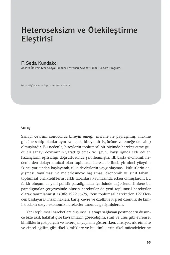 Heteroseksizm ve Ötekileştirme PDF – Kolektif / Sosyoloji