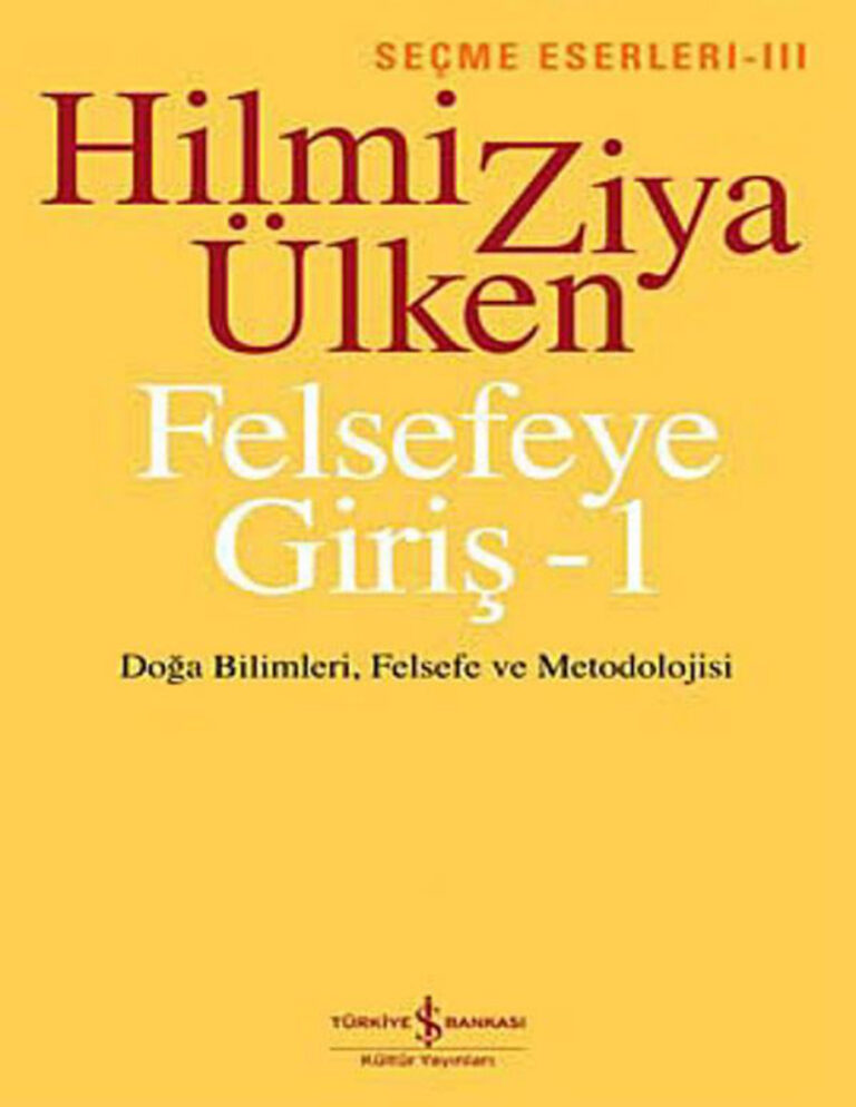Hilmi Ziya Ülken Felsefeye Giriş 1 Kitap Kapağı