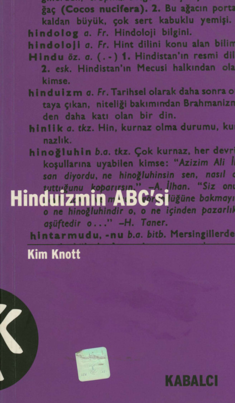 Hinduizmin ABC’si PDF – Kim Knott