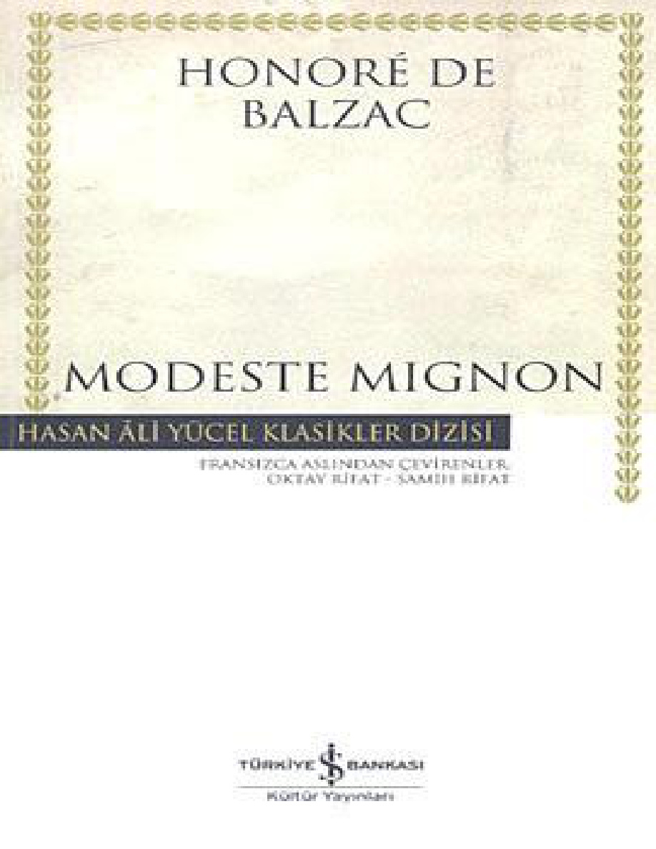 Modeste Mignon PDF – Honoré de Balzac