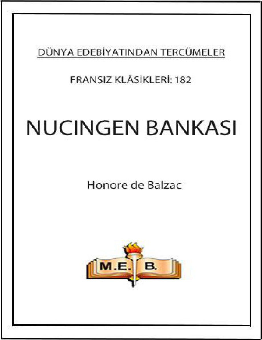 Nucingen Bankası PDF – Honoré de Balzac