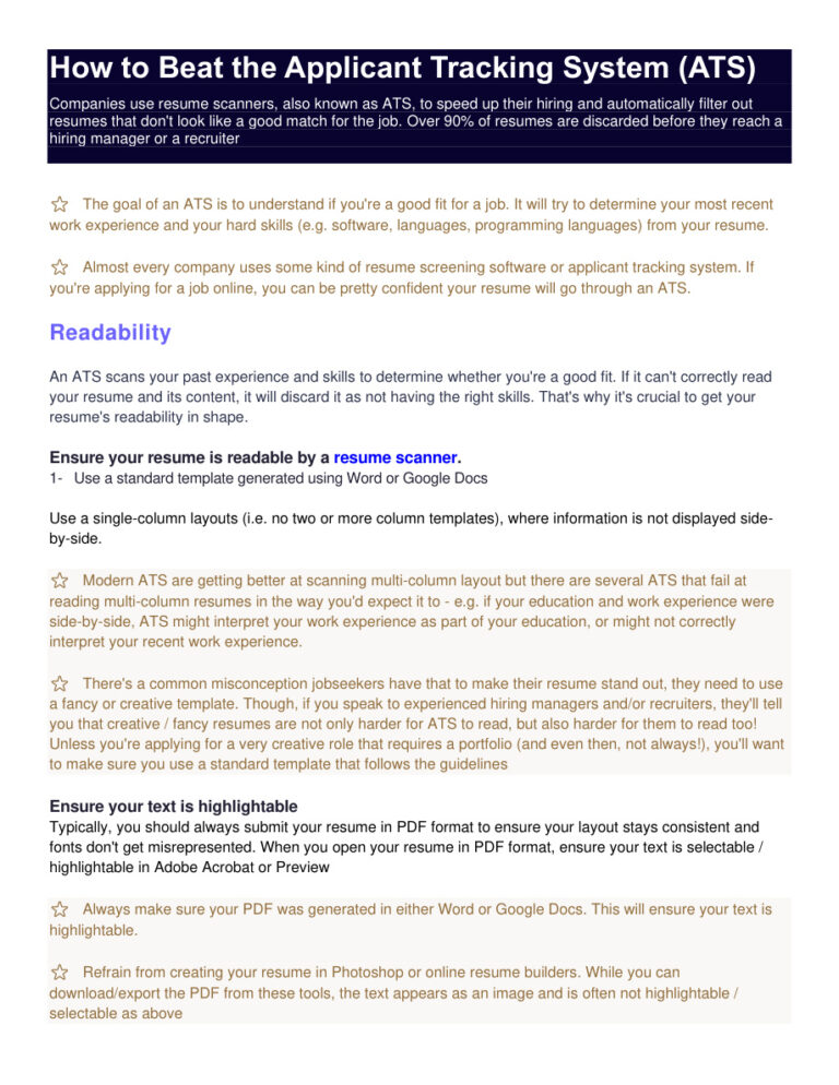 How to Beat the Applicant Tracking System Kitap Kapağı