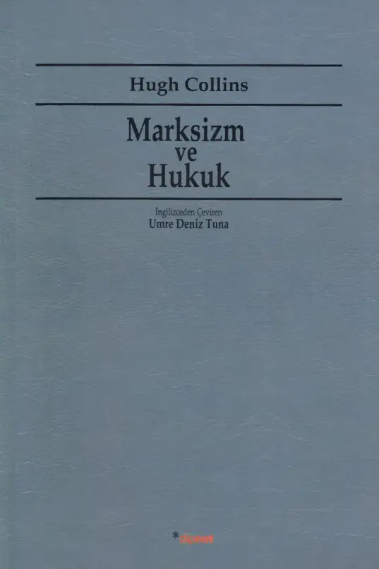 Marksizm ve Hukuk PDF – Hugh Collins