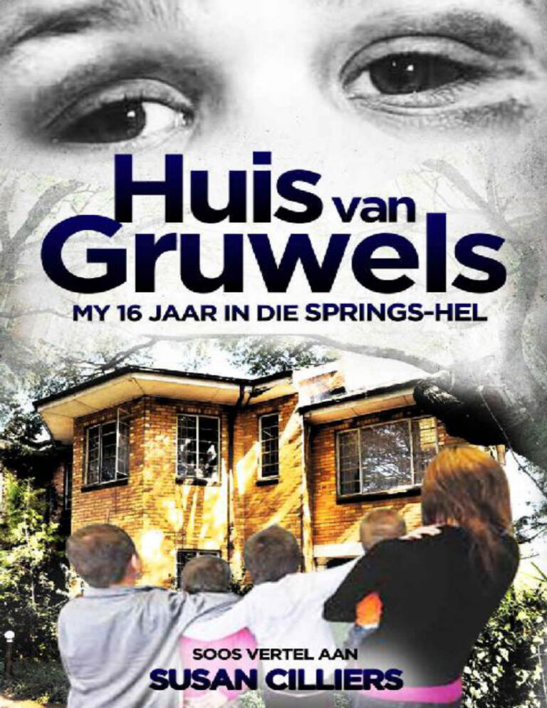 Huis van gruwels Susan Cilliers Kitap Kapağı