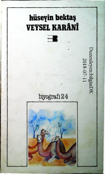 Veysel Karanî PDF – Hüseyin Bektaş