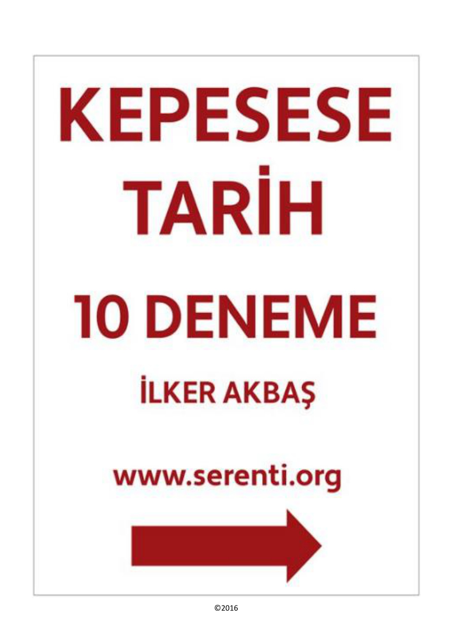 İlker Akbaş: 10 Tarih Denemesi PDF – İlker Akbaş
