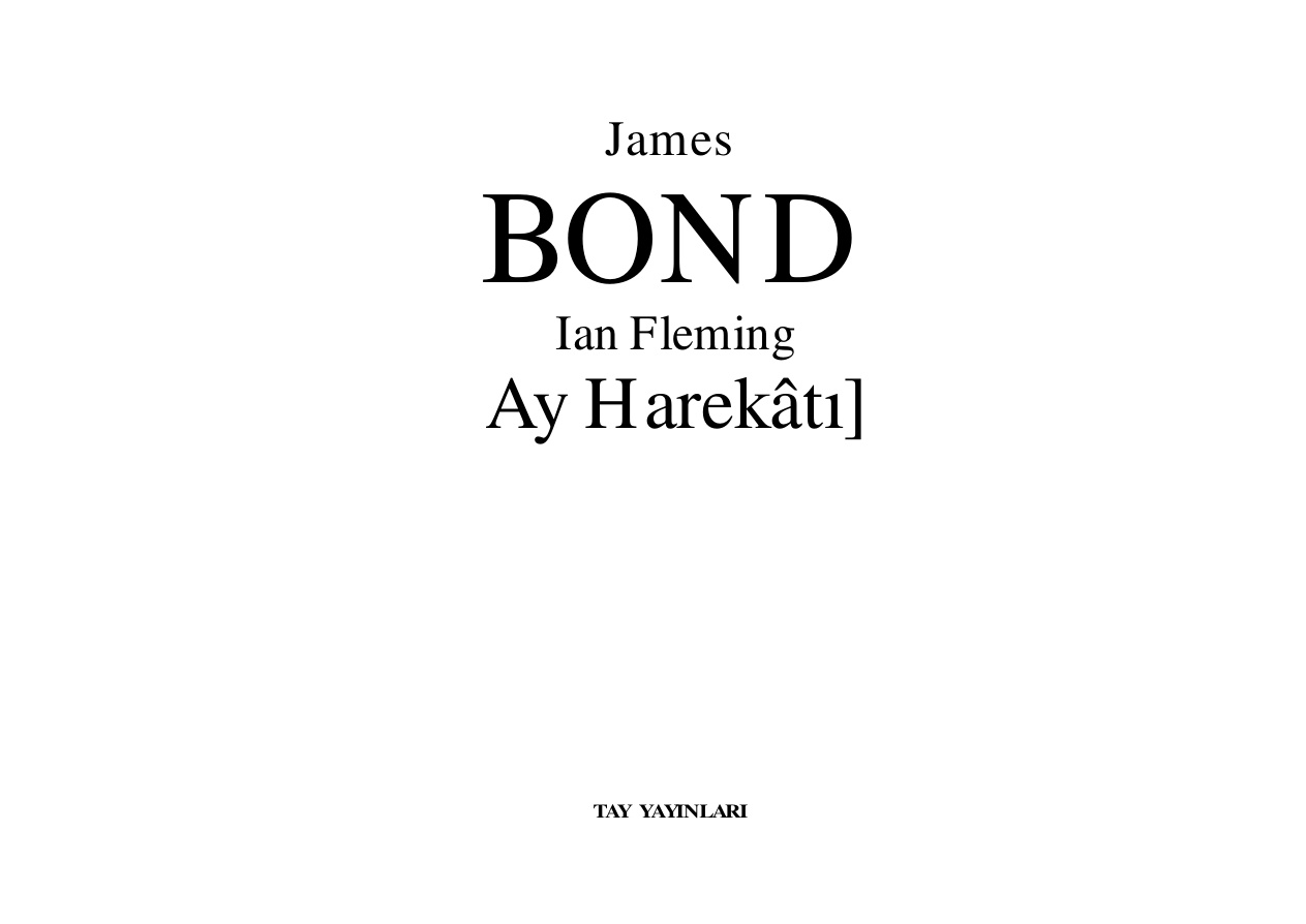 Ay Harekatı PDF – Ian Fleming