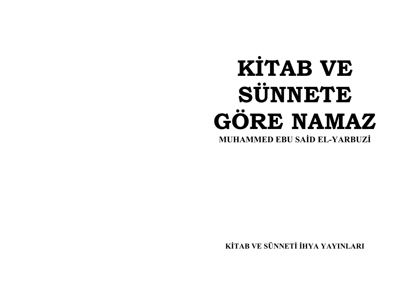 İbadet Kitapları 1 PDF – Heyet / Kolektif