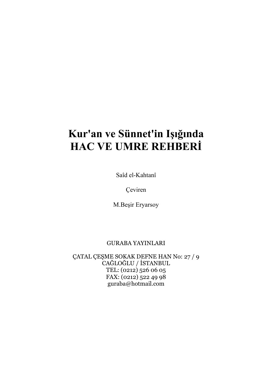 İbadet Kitapları 5 PDF – Heyet / Kolektif
