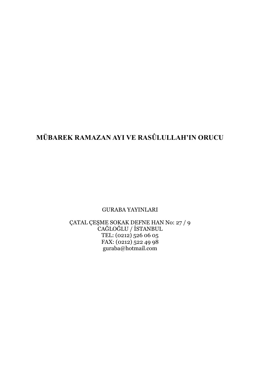 İbadet Kitapları 6 PDF – Heyet / Kolektif