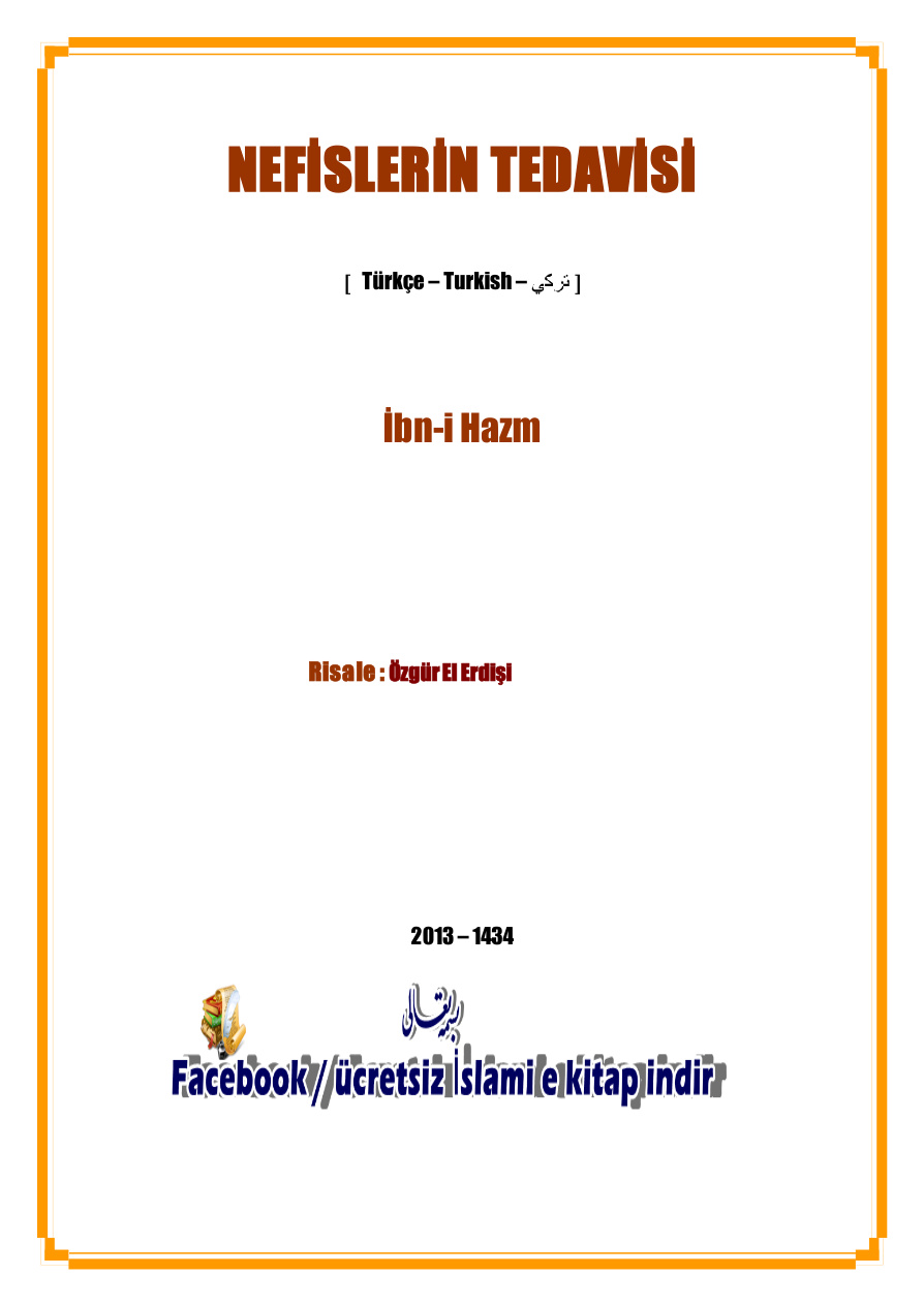 Nefislerin Tedavisi PDF – İbn-i Hazm