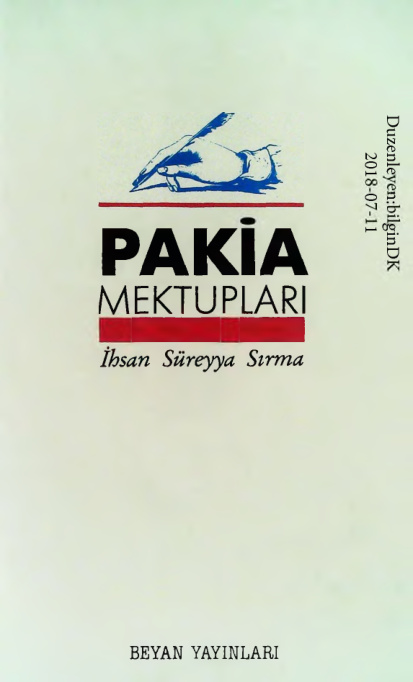 Pakia Mektubları PDF – İhsan Süreyya Sırma