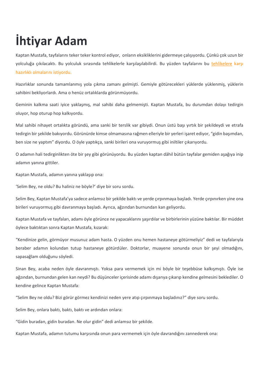 İhtiyar Adam PDF – Ernest Hemingway