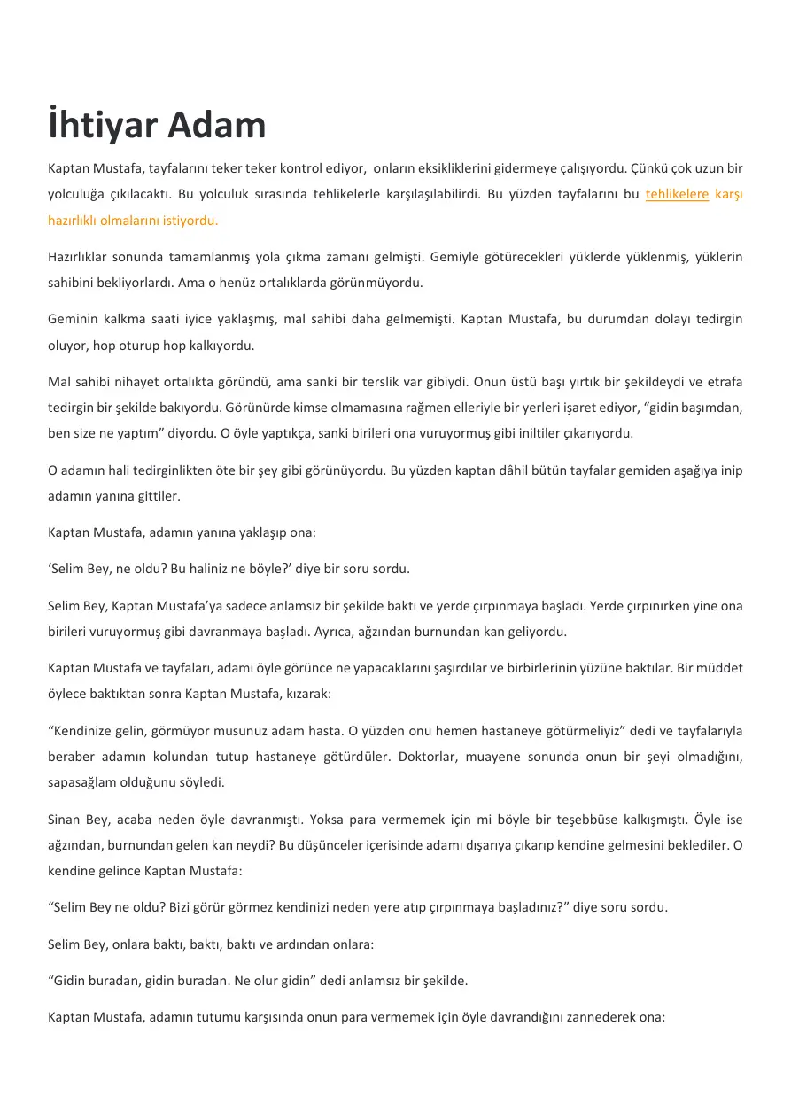 İhtiyar Adam PDF – Ernest Hemingway