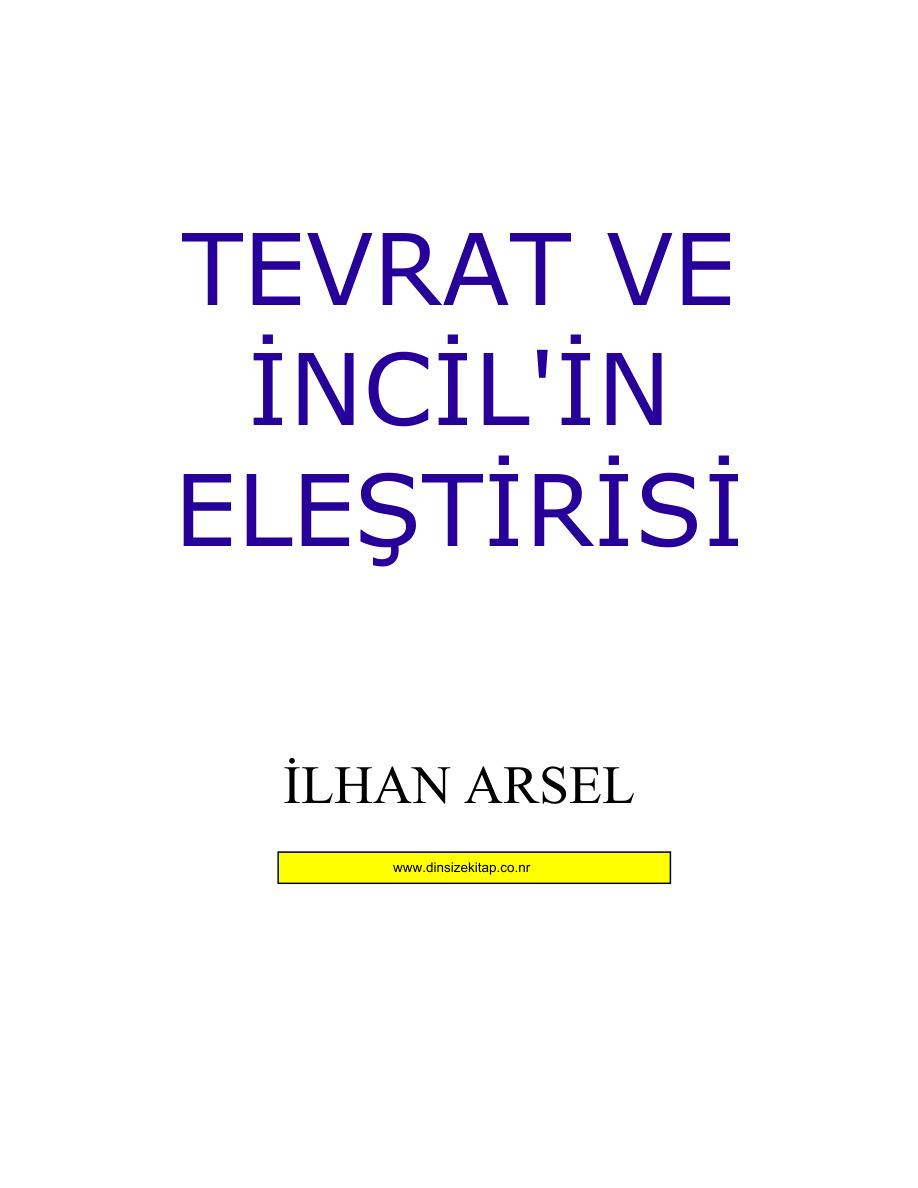 İncil PDF – Havariler / Matta, Markos, Luka, Yuhanna