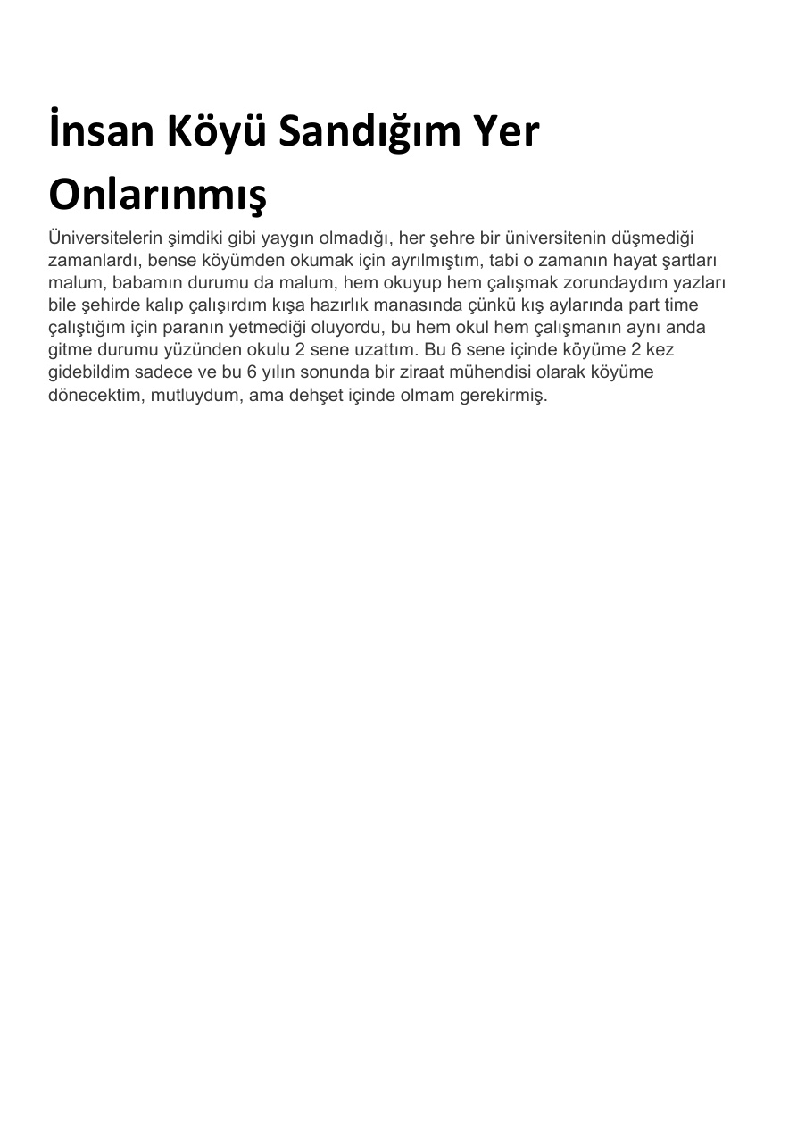 İnsan Köyü Sandığım Yer Onlarınmış PDF – Bilinmiyor / Kolektif
