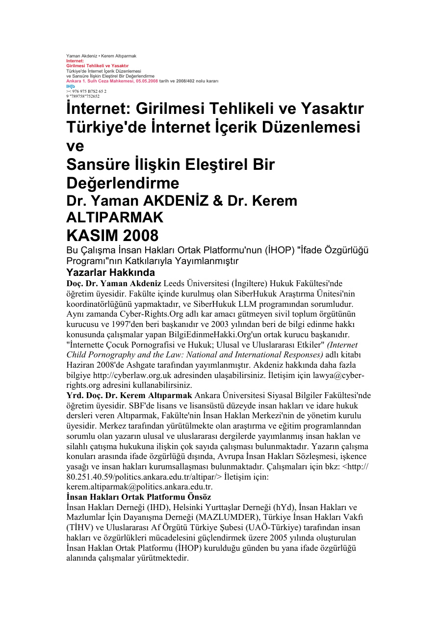 İnternet: Girilmesi Tehlikeli ve Yasaktır PDF – Bilinmiyor / Kolektif