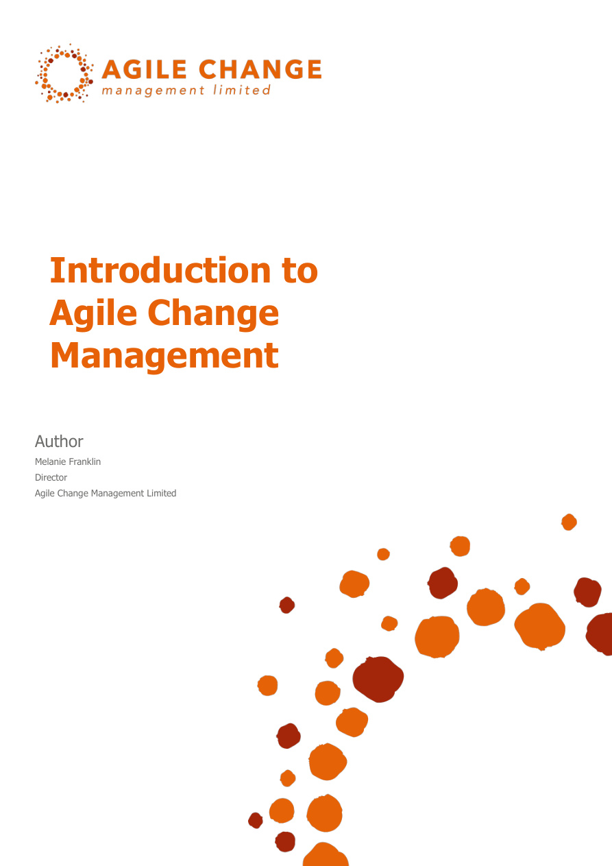 Introduction to Agile Change Management PDF – Unknown