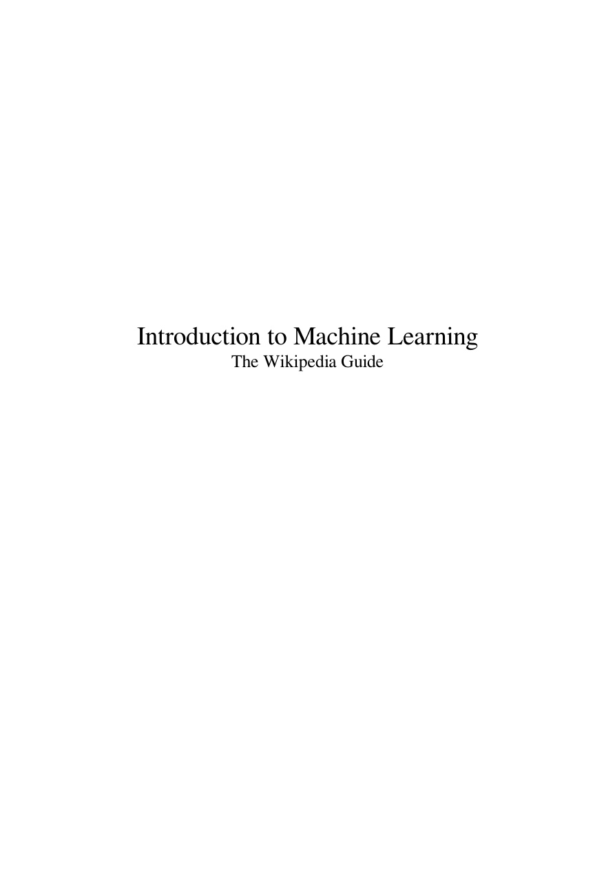 Introduction to Machine Learning PDF – Unknown
