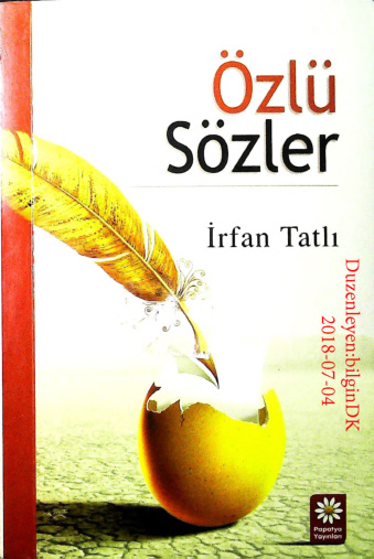 Özlü Sözler PDF – İrfan Tatlı