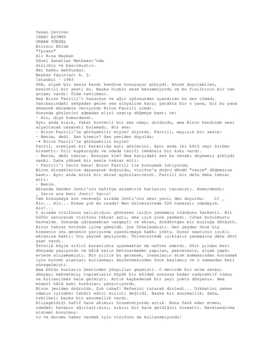 Tyrann PDF – Isaac Asimov