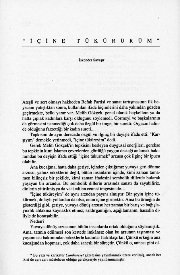 İçine Tükürürüm PDF – İskender Savaşır