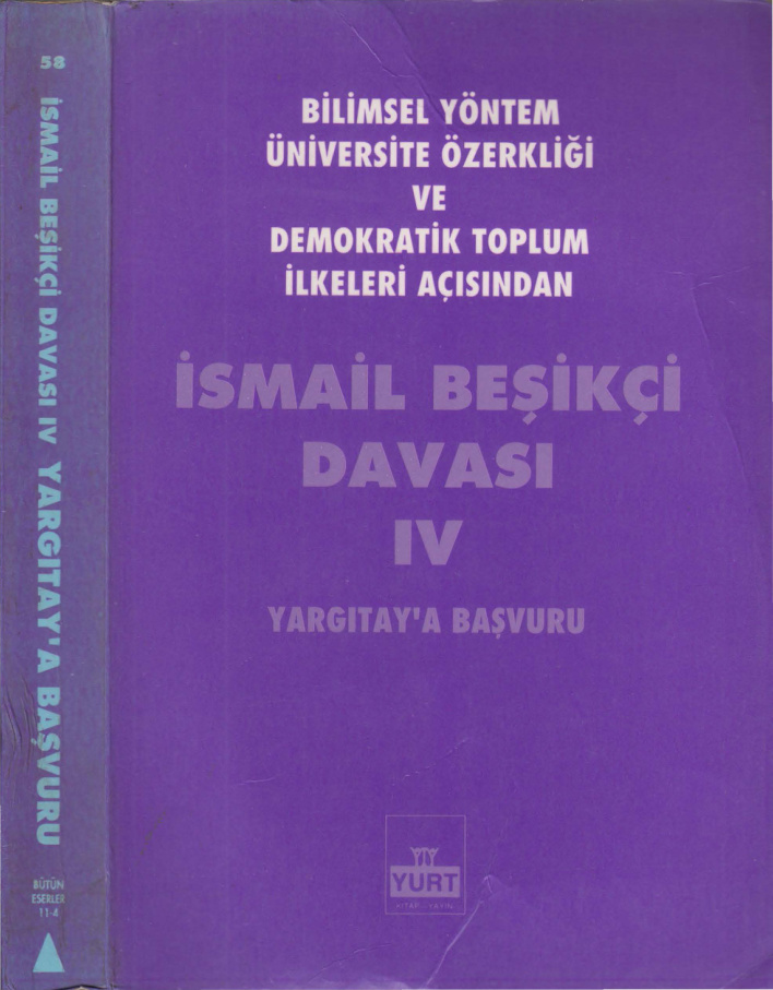 İsmail Beşikçi Davası IV: Yargıtay’a Başvuru PDF – İsmail Beşikçi