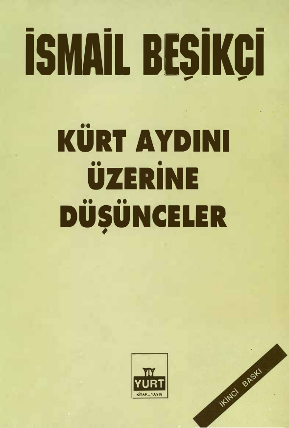 Kürt Aydını Üzerine Düşünceler PDF – İsmail Beşikçi
