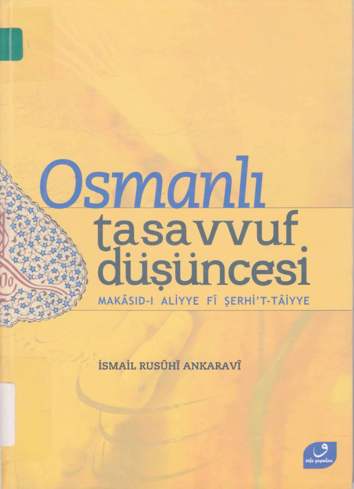 Osmanlı Tasavvuf Düşüncesi PDF – İsmail Rüsûhî Ankaravî