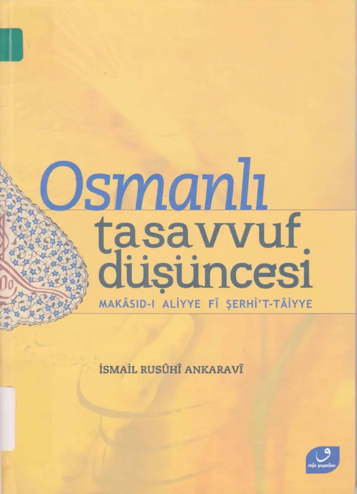 Osmanlı Tasavvuf Düşüncesi PDF – İsmail Rüsûhî Ankaravî