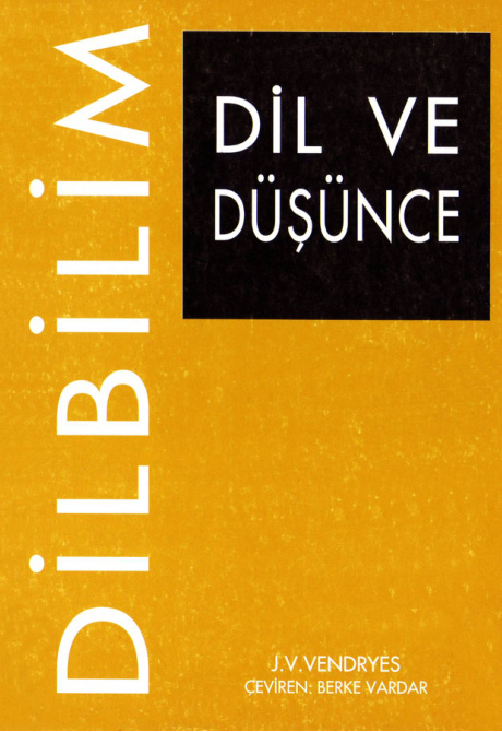 Dil ve Düşünce PDF – J. V. Vendryes
