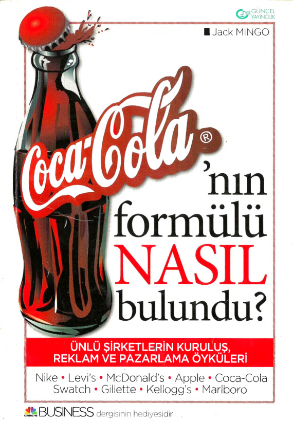 Coca Colanın Formülü PDF – Jack Mingo