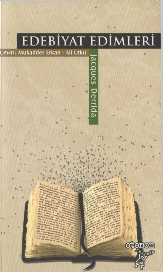 Edebiyat Edimleri PDF – Jacques Derrida