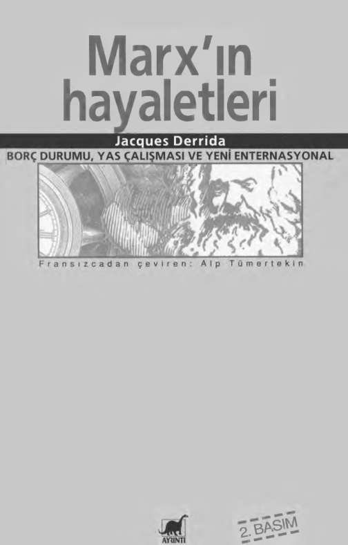 Marx’ın Hayaletleri PDF – Jacques Derrida