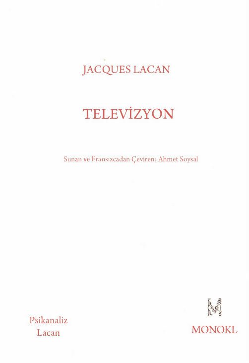 Televizyon PDF – Jacques Lacan