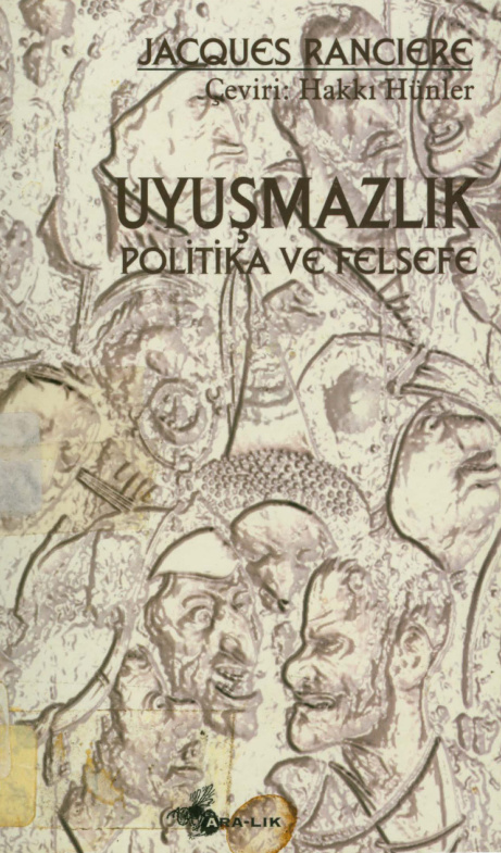 Uyuşmazlık: Politika ve Felsefe PDF – Jacques Rancière