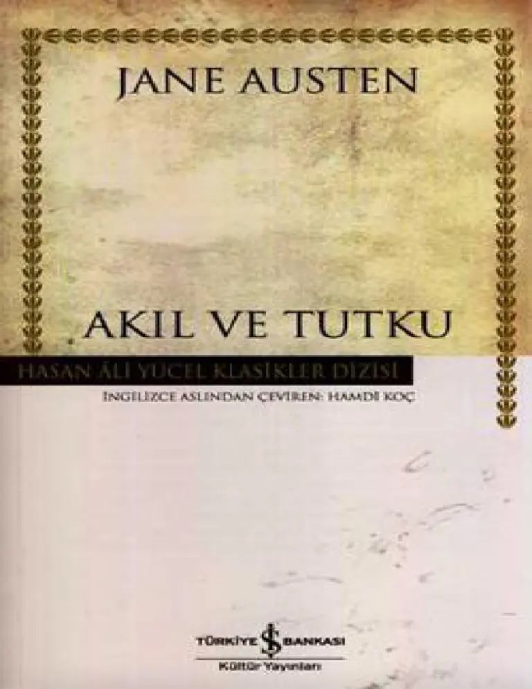 Jane Austen Akıl ve Tutku Kitap Kapağı