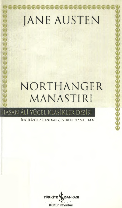 Northanger Manastırı PDF – Jane Austen