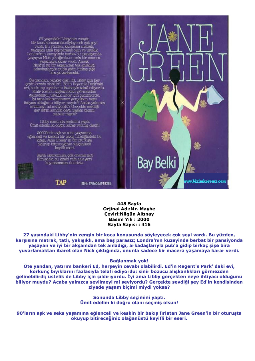 Bay Belki PDF – Jane Green