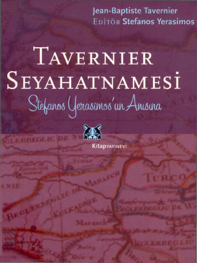 Jean Baptiste Tavernier Tavernier Seyahatnamesi Kitap Yayınevi Kitap Kapağı