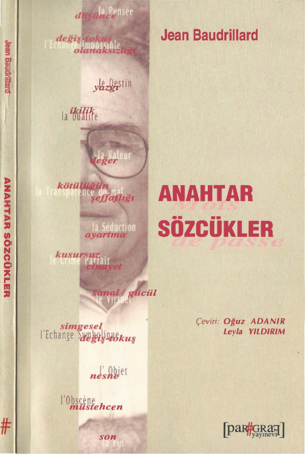 Anahtar Sözcükler PDF – Jean Baudrillard