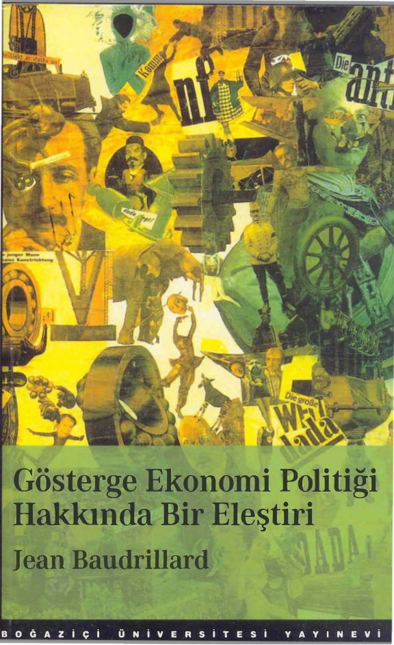 Gösterge Ekonomi Politiği Hakkında Bir Eleştiri PDF – Jean Baudrillard