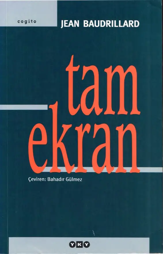 Tam Ekran PDF – Jean Baudrillard