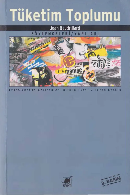 Tüketim Toplumu PDF – Jean Baudrillard
