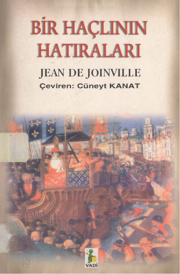 Jean De Joinville Bir Haçlının Hatıraları Vadi Yayınları Kitap Kapağı